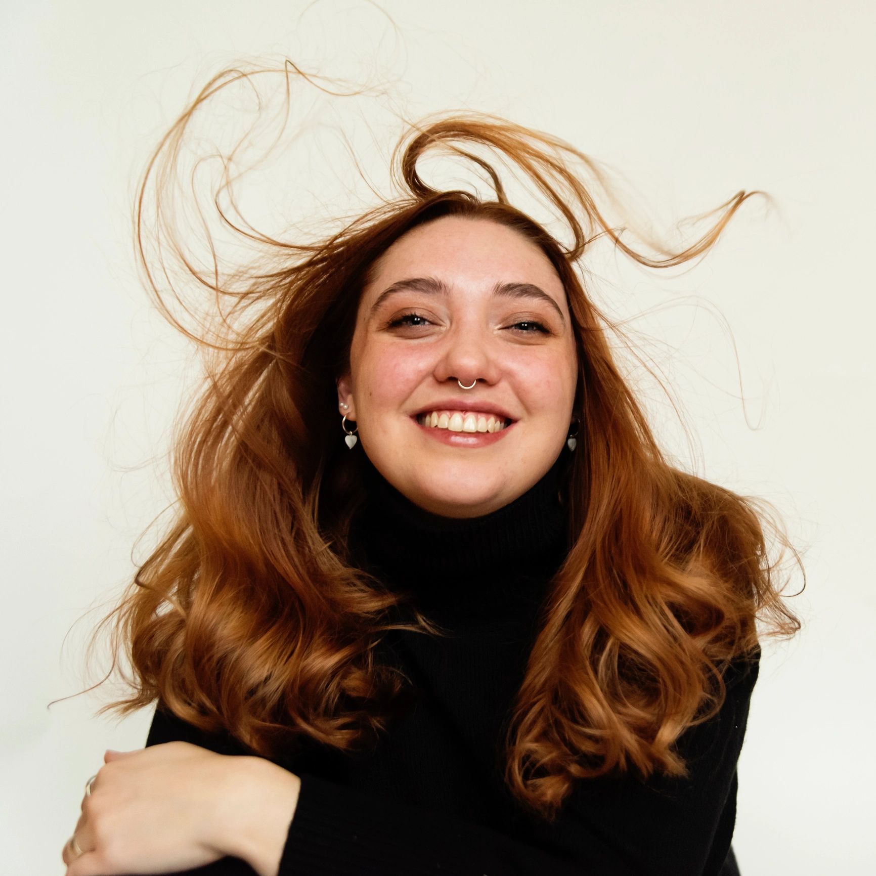 Smiling client headshot